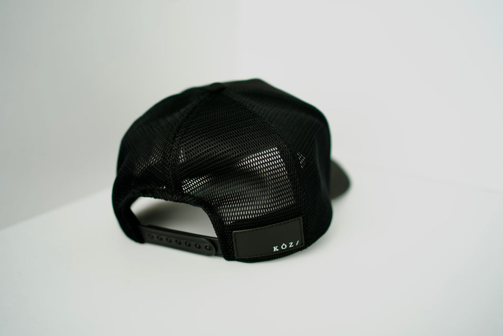 "The Forever Black Trucker Hat"